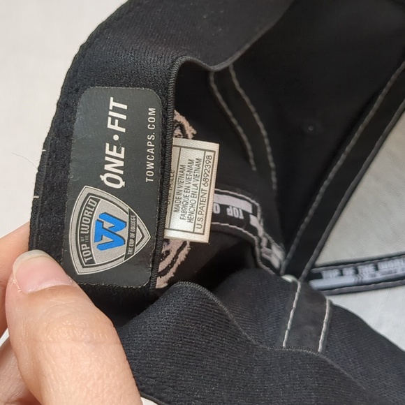 Florida Gators Fitted Top of the World One Fit Hat Black Blue - Picture 5 of 8